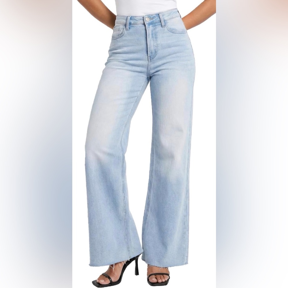 Light Wash Wide Leg Women's Jeans
